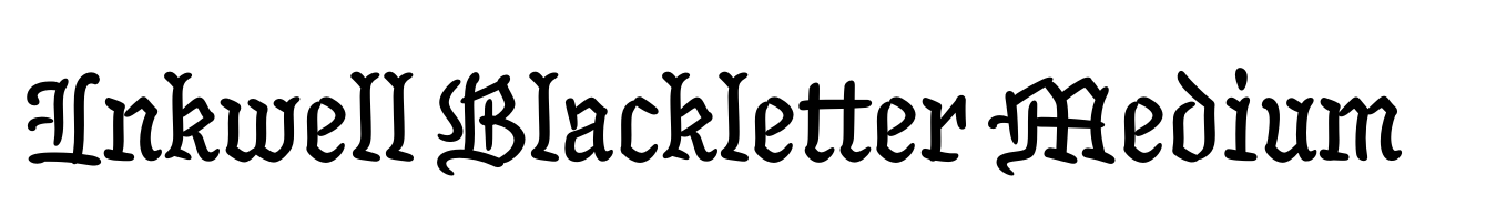 Inkwell Blackletter Medium